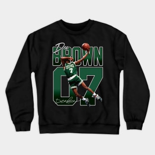 Dee Brown Basketball Legend Signature Vintage Retro 80s 90s Bootleg Rap Style Crewneck Sweatshirt